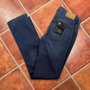 NWT Paige Dark Wash 5-Pocket Mid-Rise Slim Fit Mens Lennox Jeans Size 28